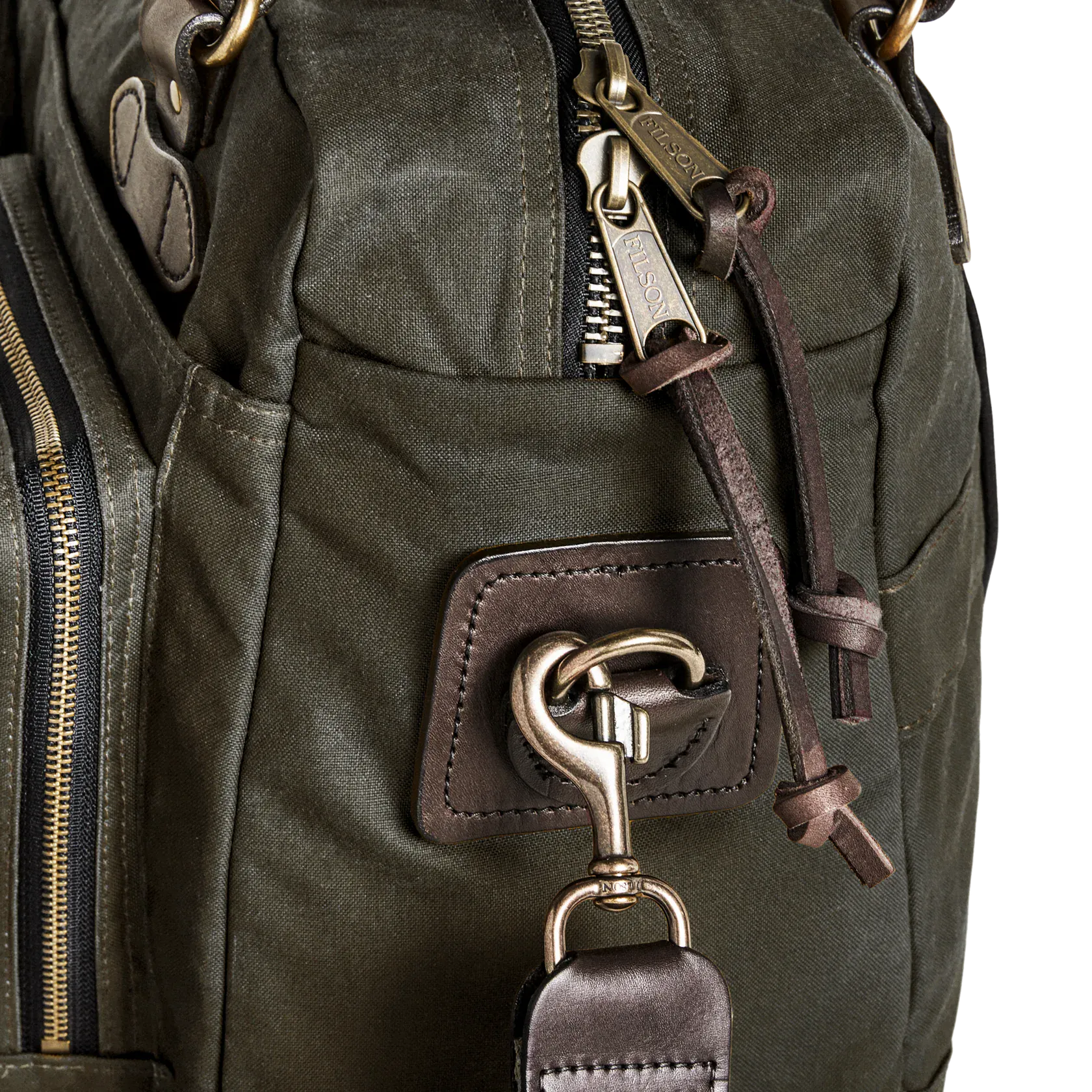 Filson Luggage OTTER GREEN 48 Hour Tin Cloth Duffle Bag