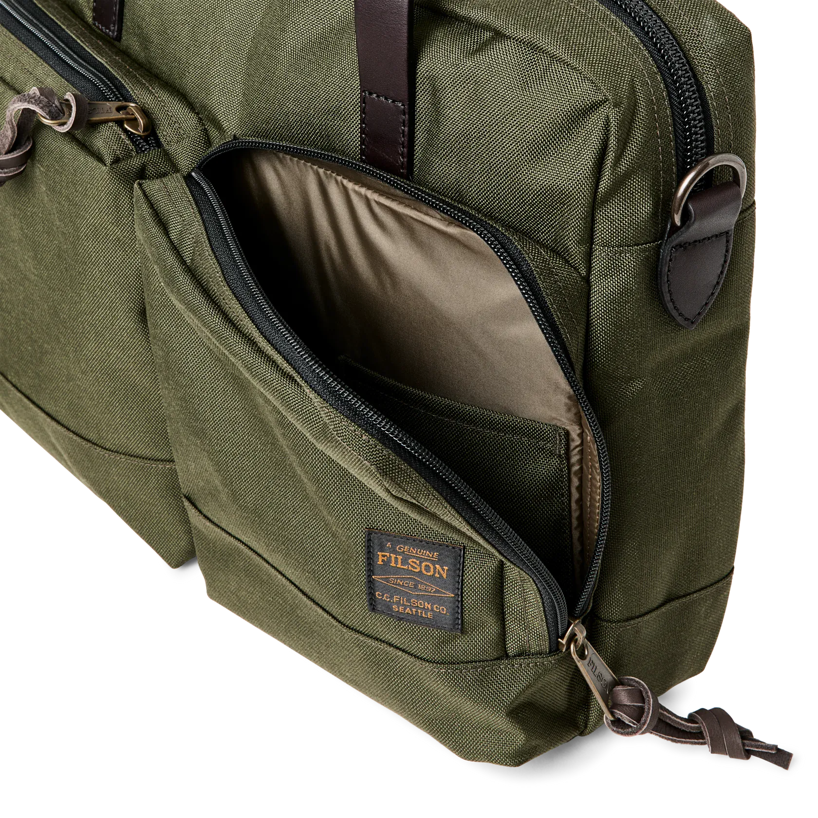 Filson Luggage OTTER GREEN Dryden Briefcase