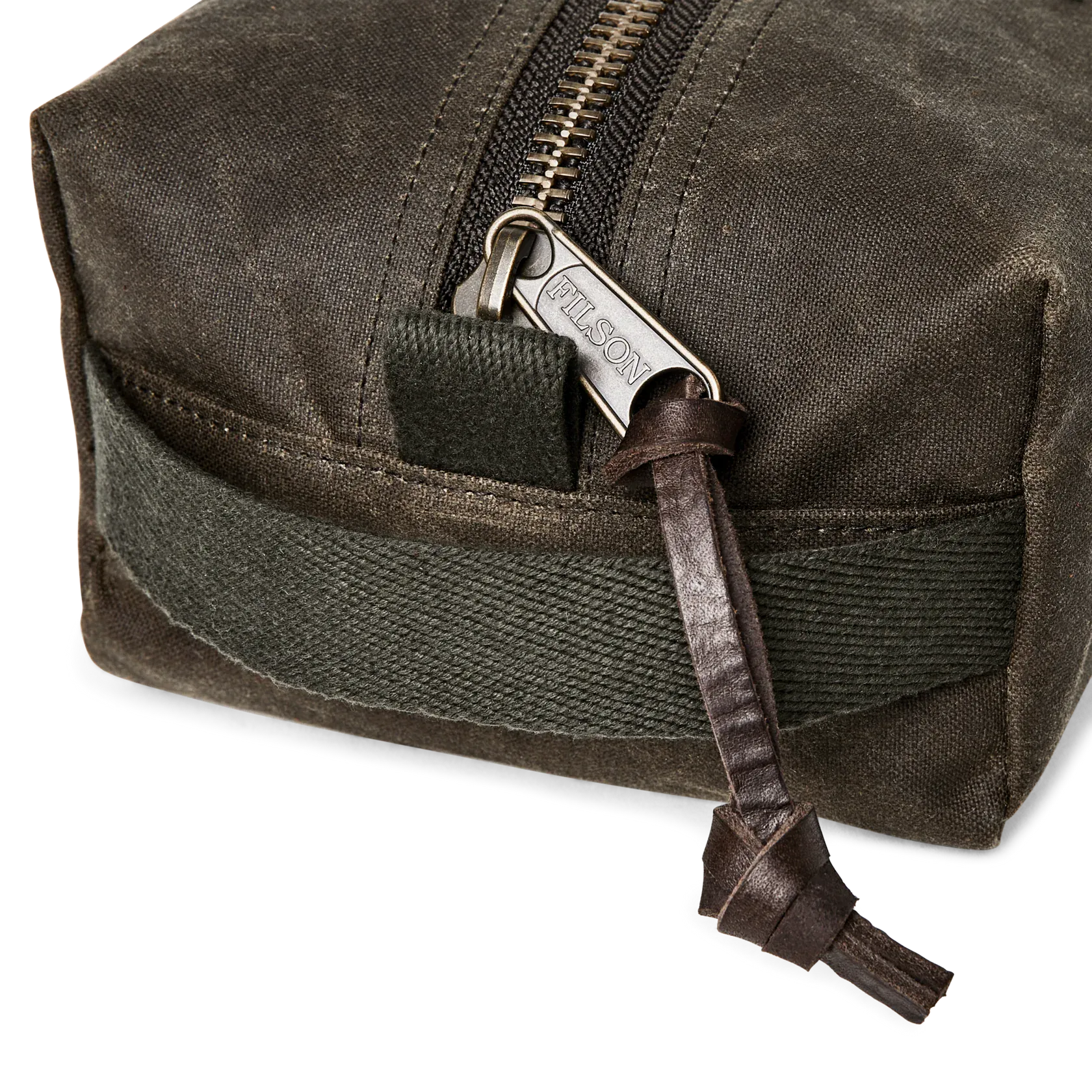 Filson Luggage OTTER GREEN Tin Cloth Dopp Kit