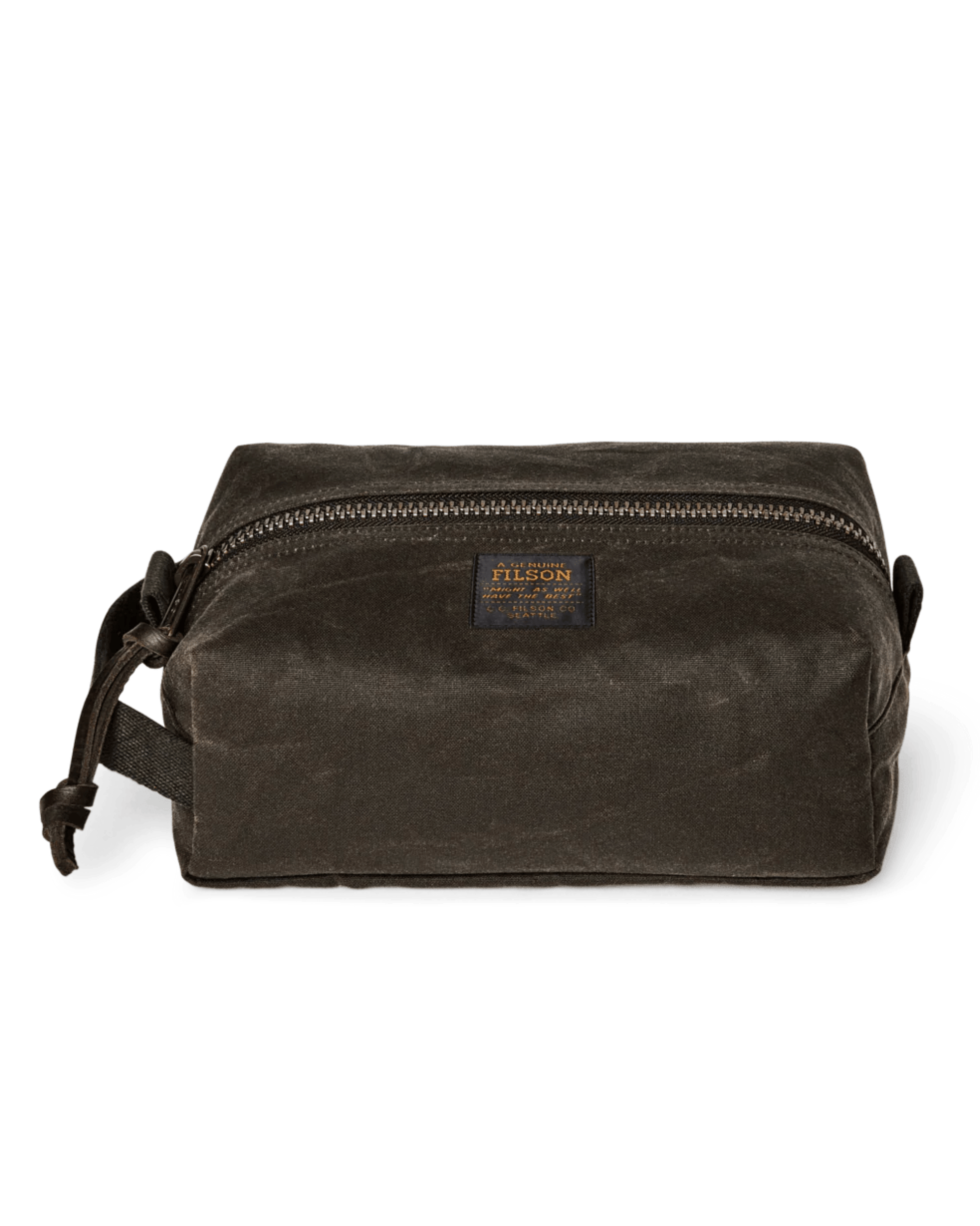 Filson Luggage OTTER GREEN Tin Cloth Travel Kit