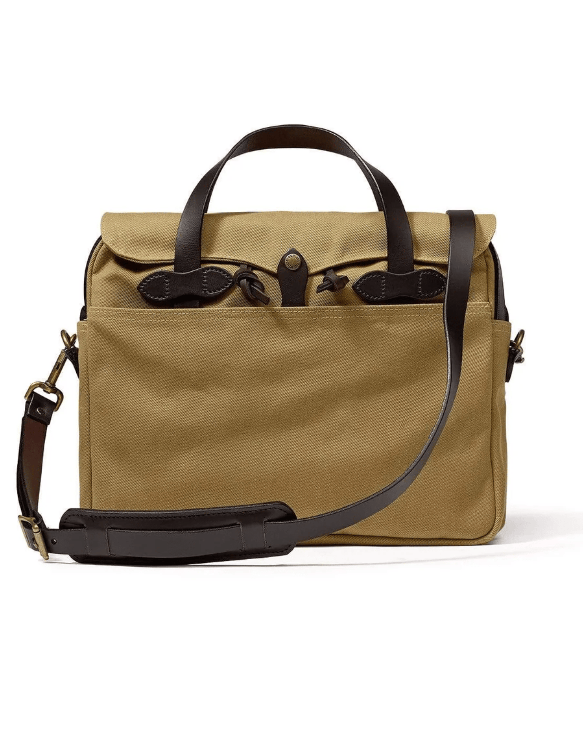 FIISON　RUGGED TWILL オリジナル　ブリーフケース Rugged Twill Original Briefcase - Tan | Filson