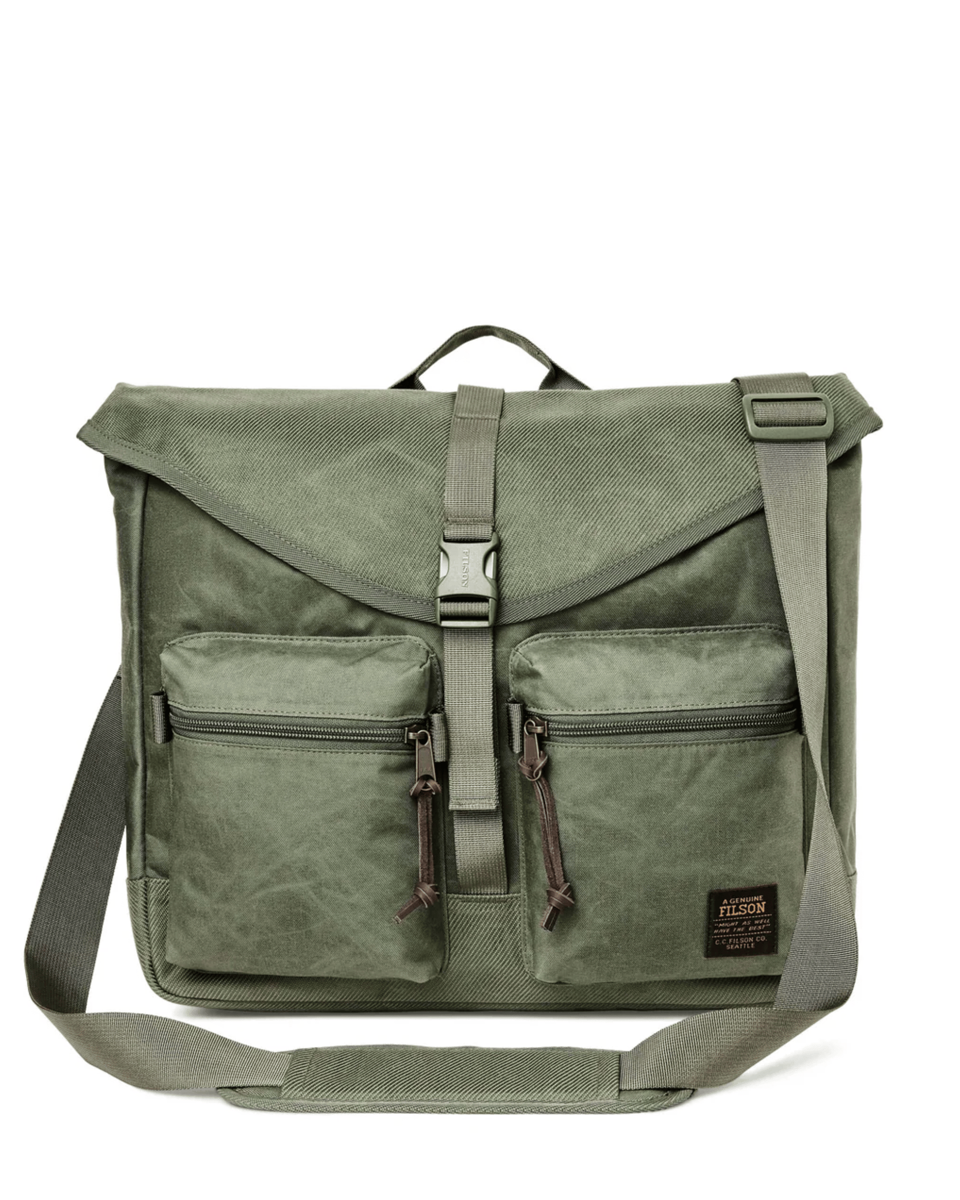 新品未使用 FILSON サーヴェヤー メッセンジャーバッグサービスグリーン Filson Surveyor Messenger Back- Service Green – M. Dumas and Sons