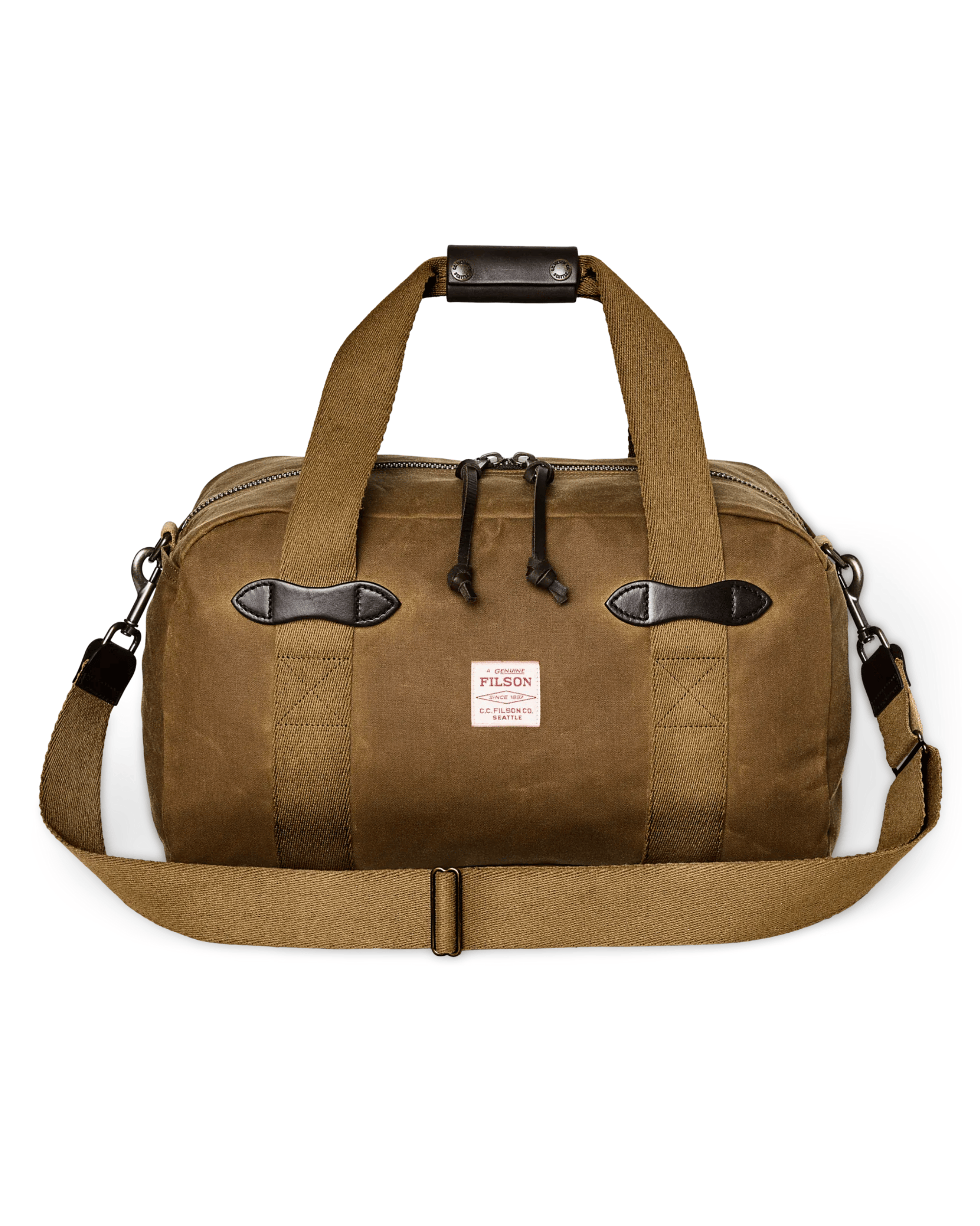 Filson Luggage TAN Small Tin Cloth Duffel Bag