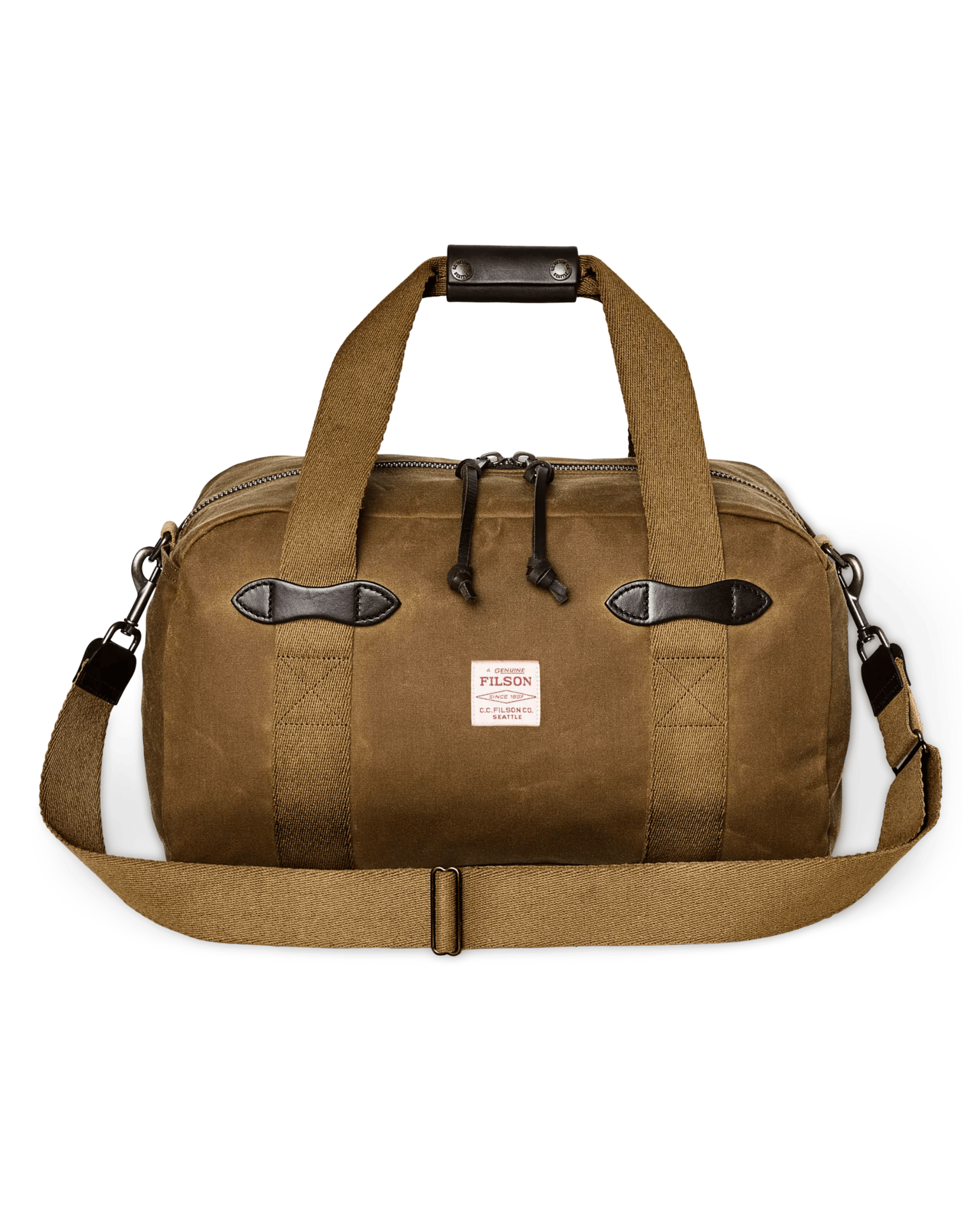Filson Luggage TAN Small Tin Cloth Duffel Bag