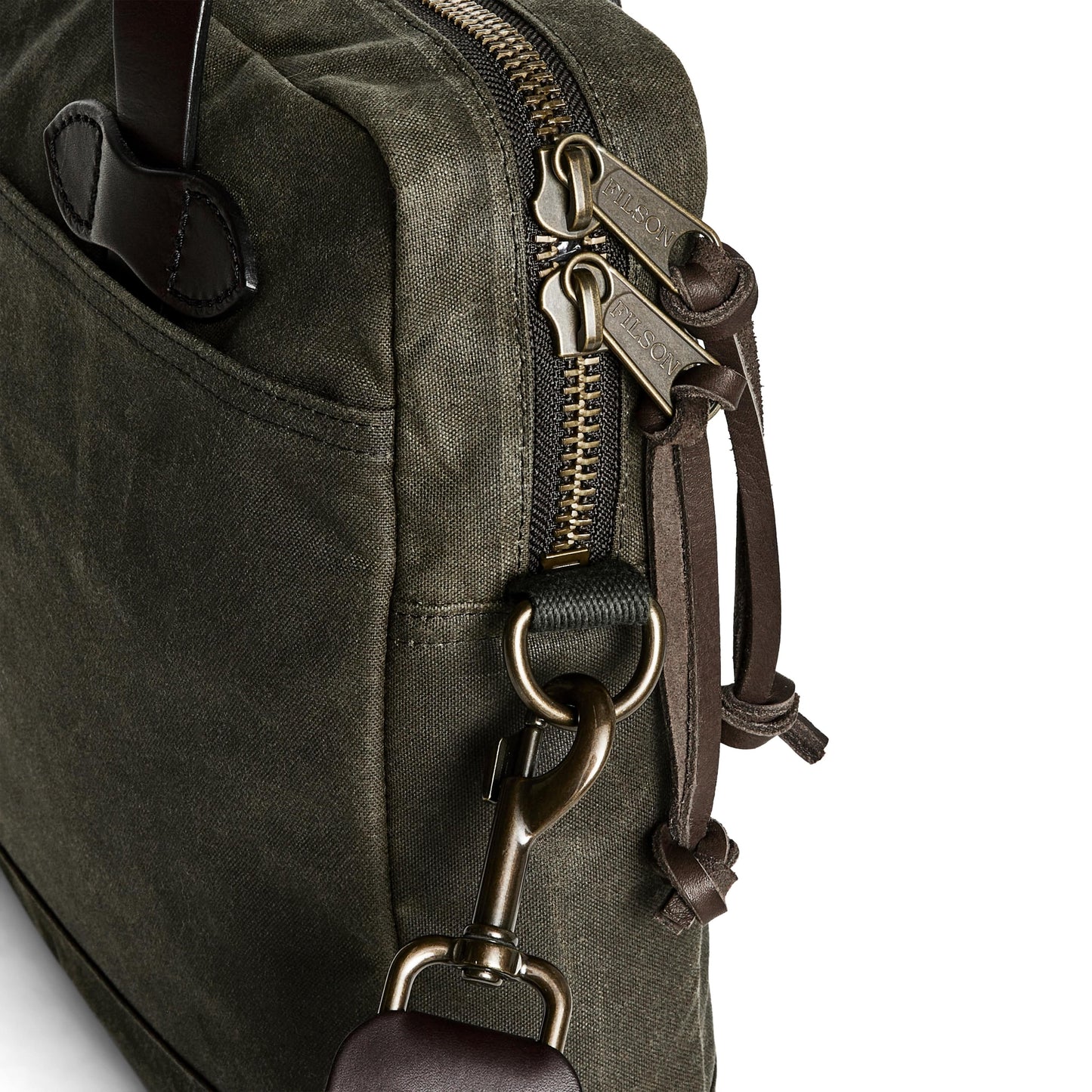 Filson Luggage Tin Cloth Compact Briefcase