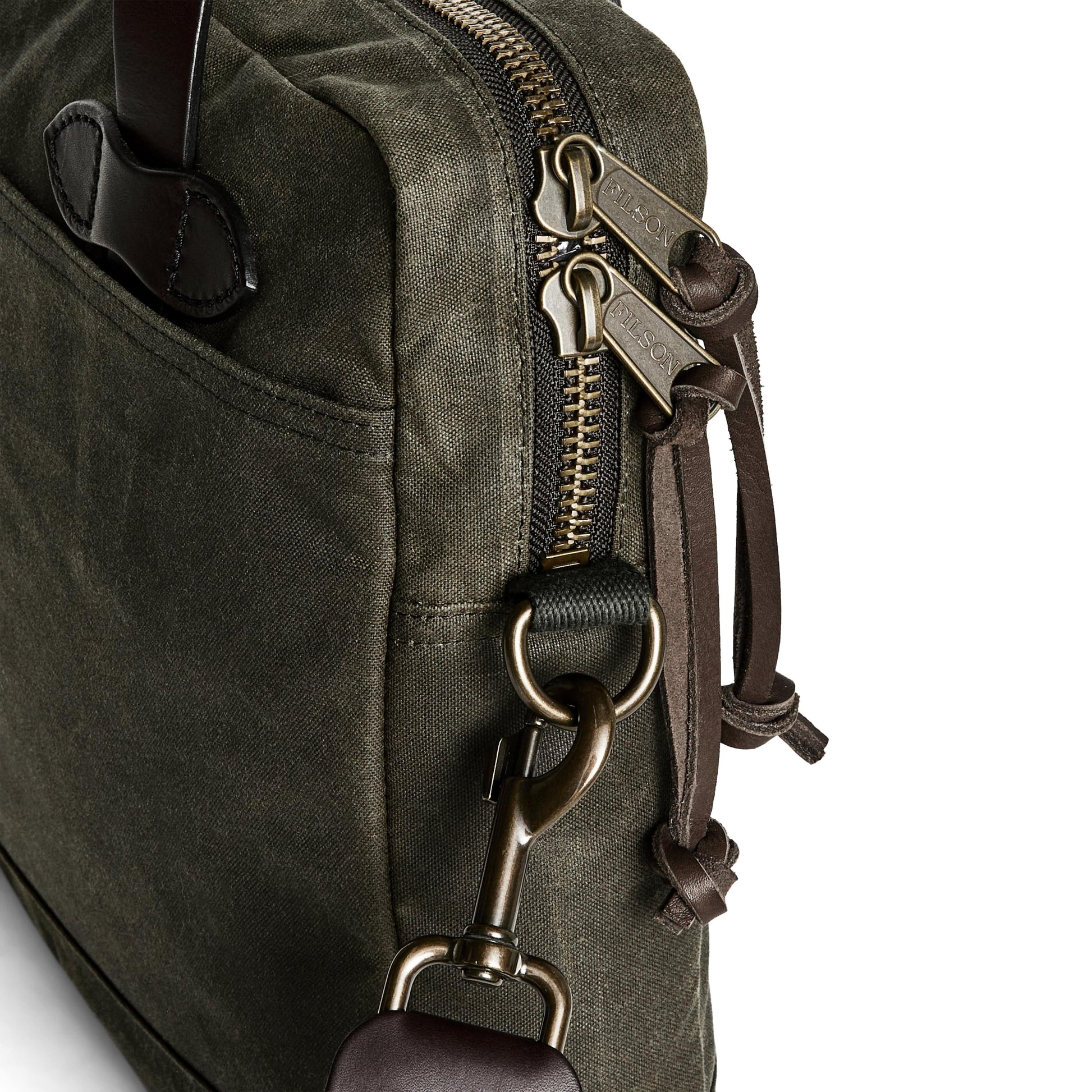 Filson Luggage Tin Cloth Compact Briefcase