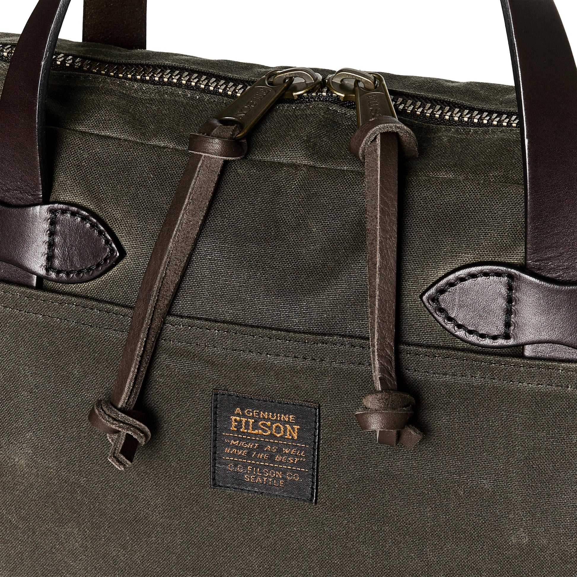 Filson Luggage Tin Cloth Compact Briefcase