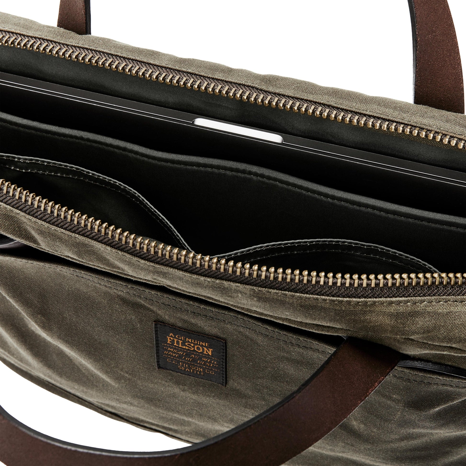Filson Luggage Tin Cloth Compact Briefcase