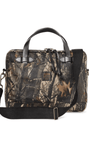 Filson Luggage Tin Cloth Compact Briefcase in Realtree Hardwoods Camo