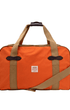 Filson Luggage Tin Cloth Medium Duffle Bag in Dark Tan/Flame