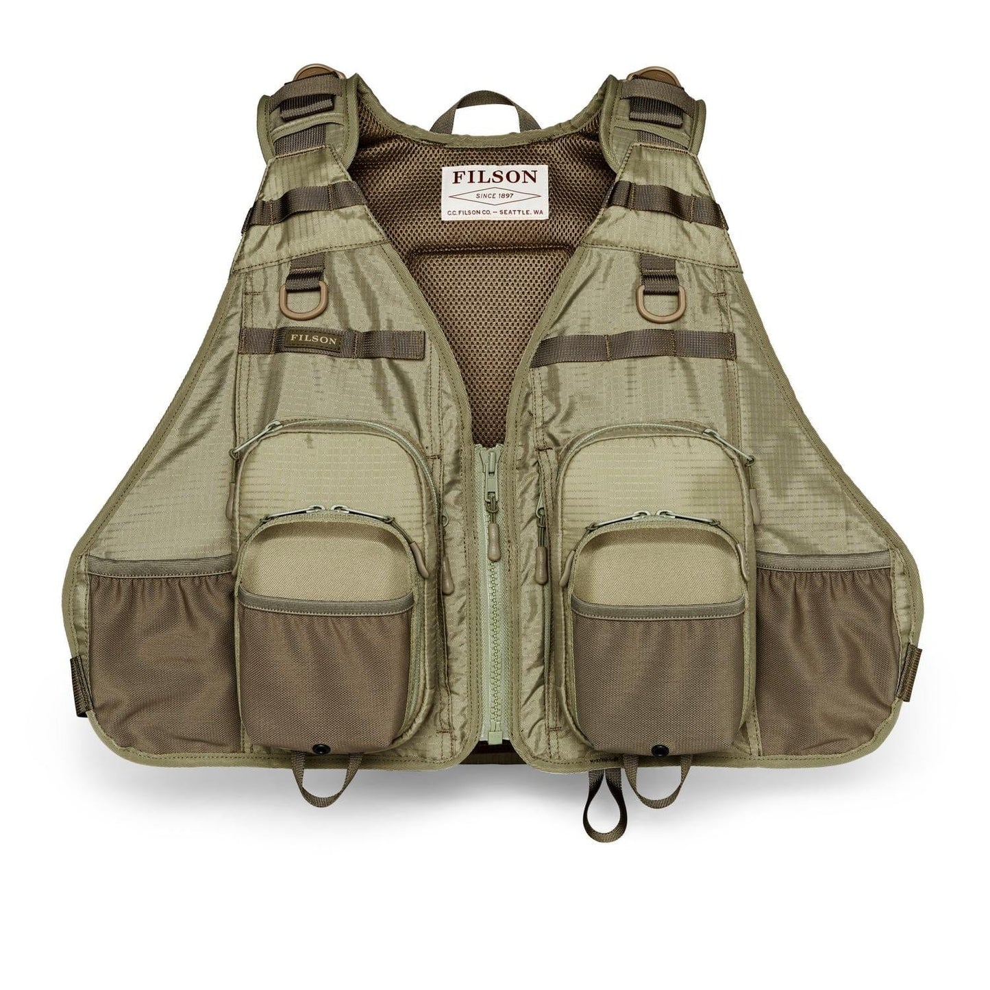 Filson Outerwear Vintage Olive / OS Fishing Guide Vest