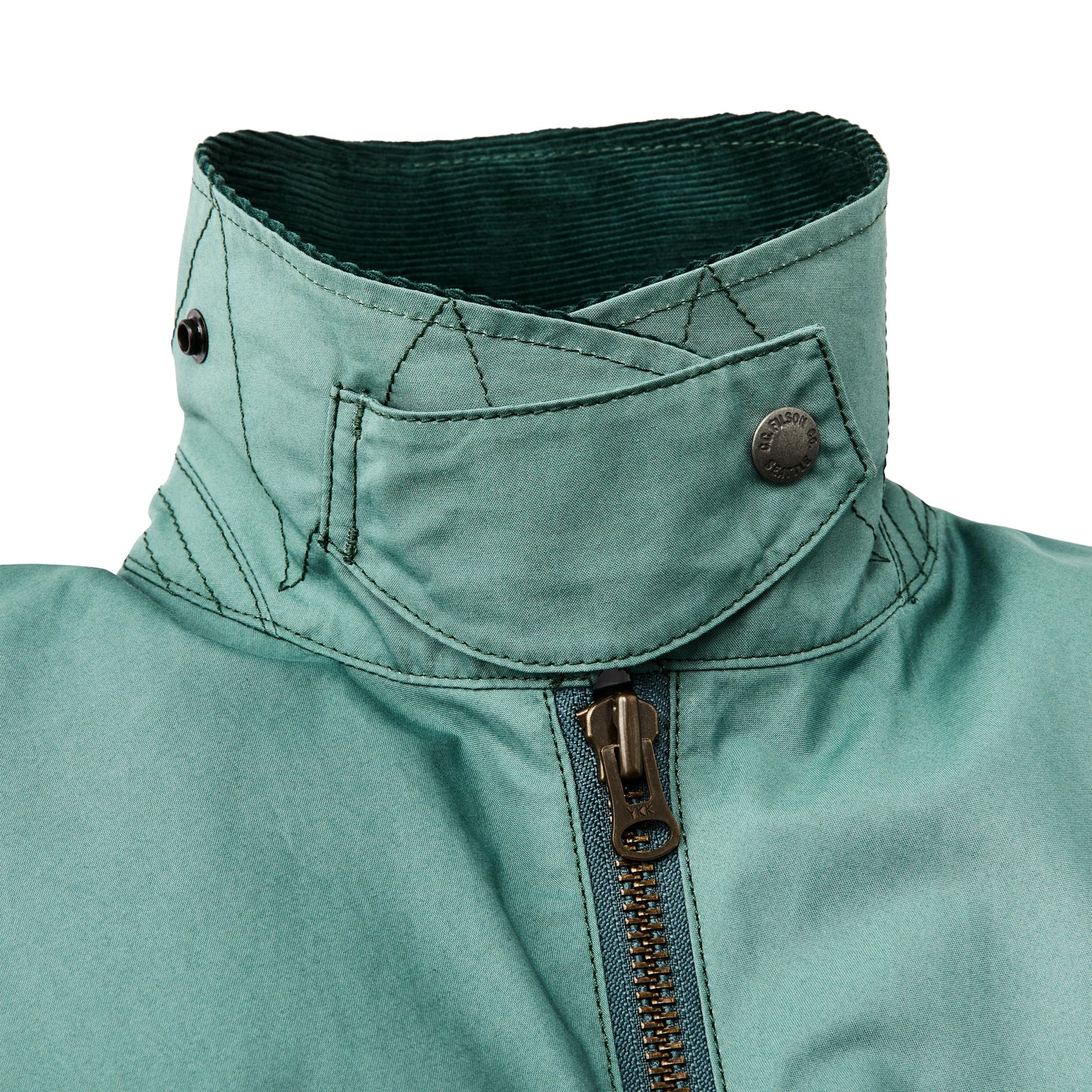 Filson Outerwear Women's Aviator Cloth Short Work Jacket- Deep Sea