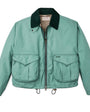 Filson Outerwear Women's Aviator Cloth Short Work Jacket- Deep Sea