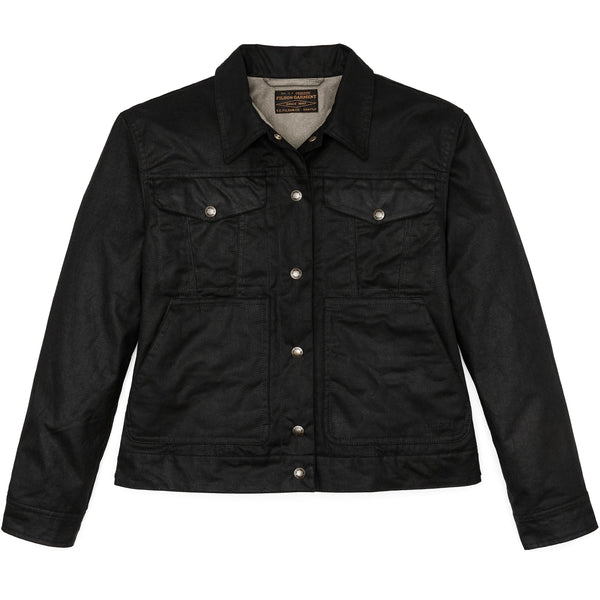 Filson Outerwear Women's Short Lined Cruiser Jacket- Black