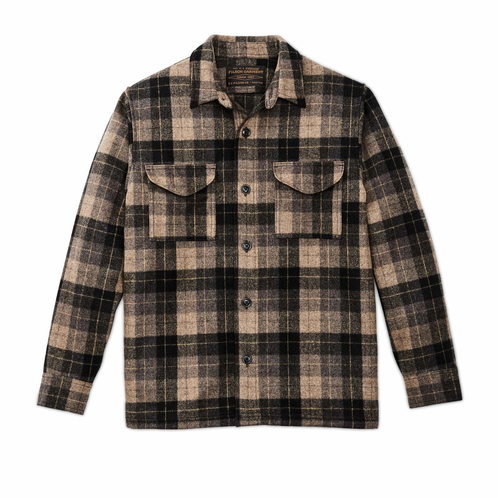 Filson Outerwear Wool Jac Shirt- Oat / Brown / Heather / Multi Plaid