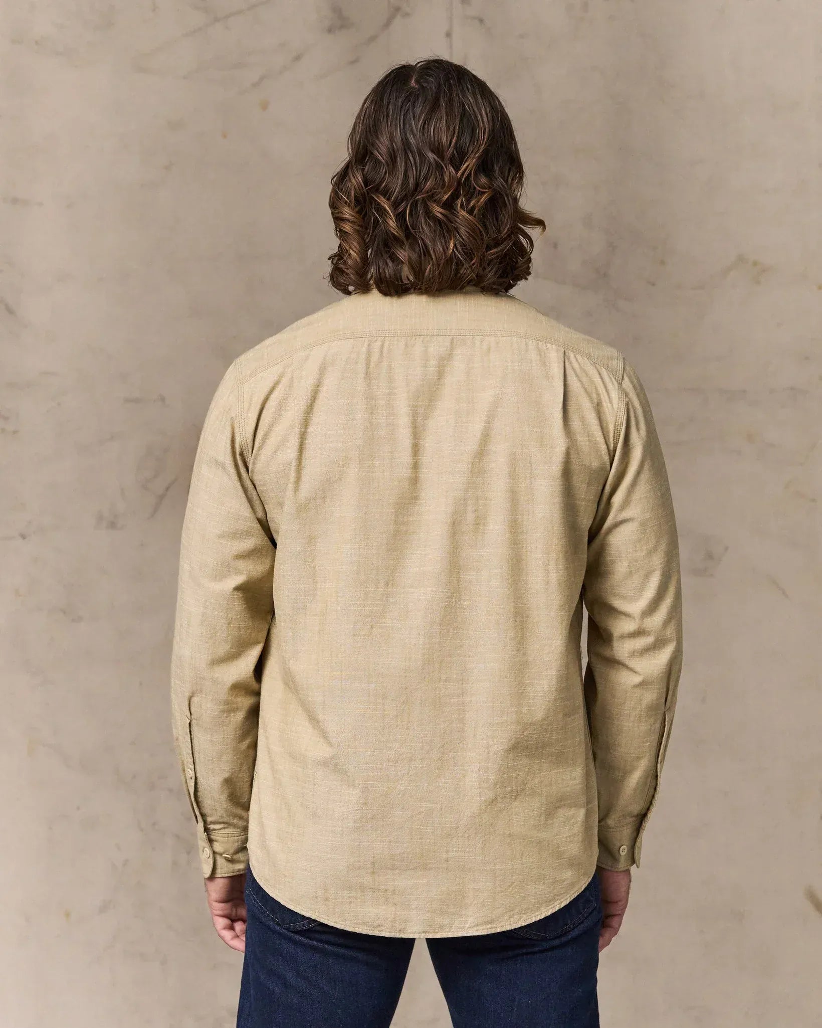 Filson Sport Shirts Chambray Cpo Shirt in Tan
