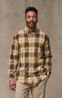 Filson Sport Shirts Madras Button-Down Shirt in Tan