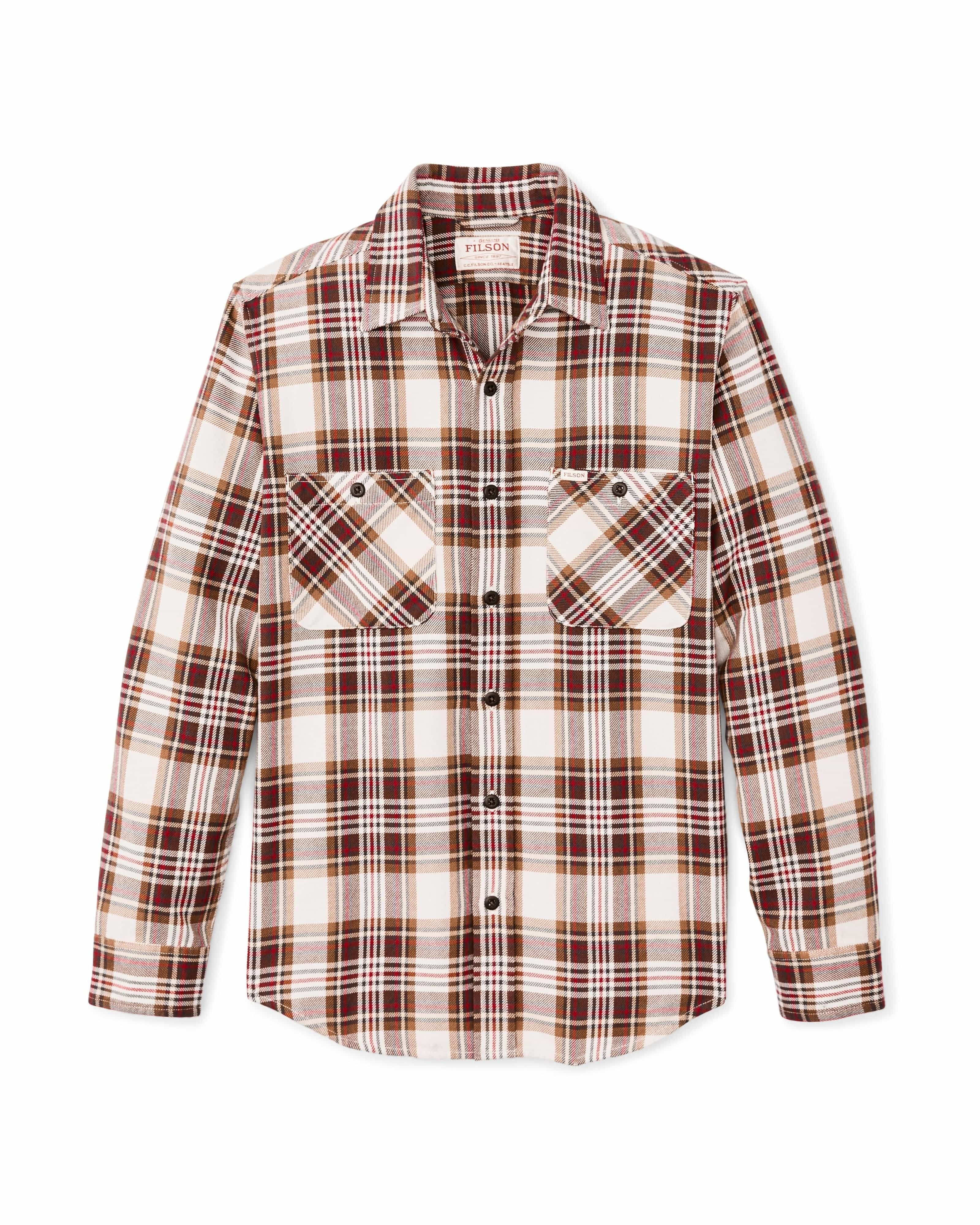 Filson Sport Shirts red / brown plaid / M The Rangeland Flannel Shirt