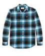 Filson Sport Shirts Vintage Flannel Work Shirt- Blue/Black/Multi Plaid