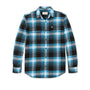 Filson Sport Shirts Vintage Flannel Work Shirt- Blue/Black/Multi Plaid
