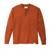 Filson Sport Shirts Waffle Knit Henley- Rust