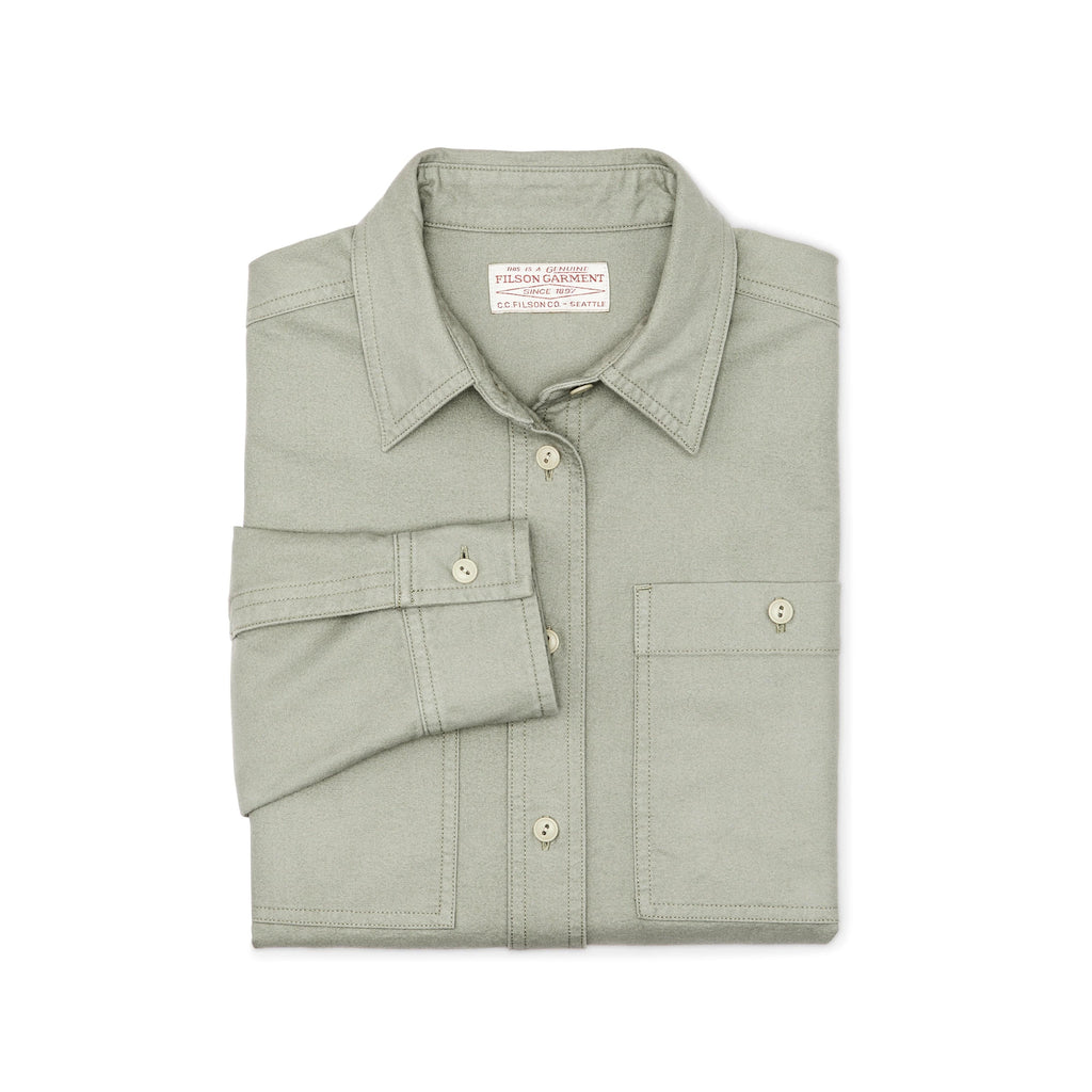 Filson Sport Shirts Women's Field Chamois Shirt- Desert Sage