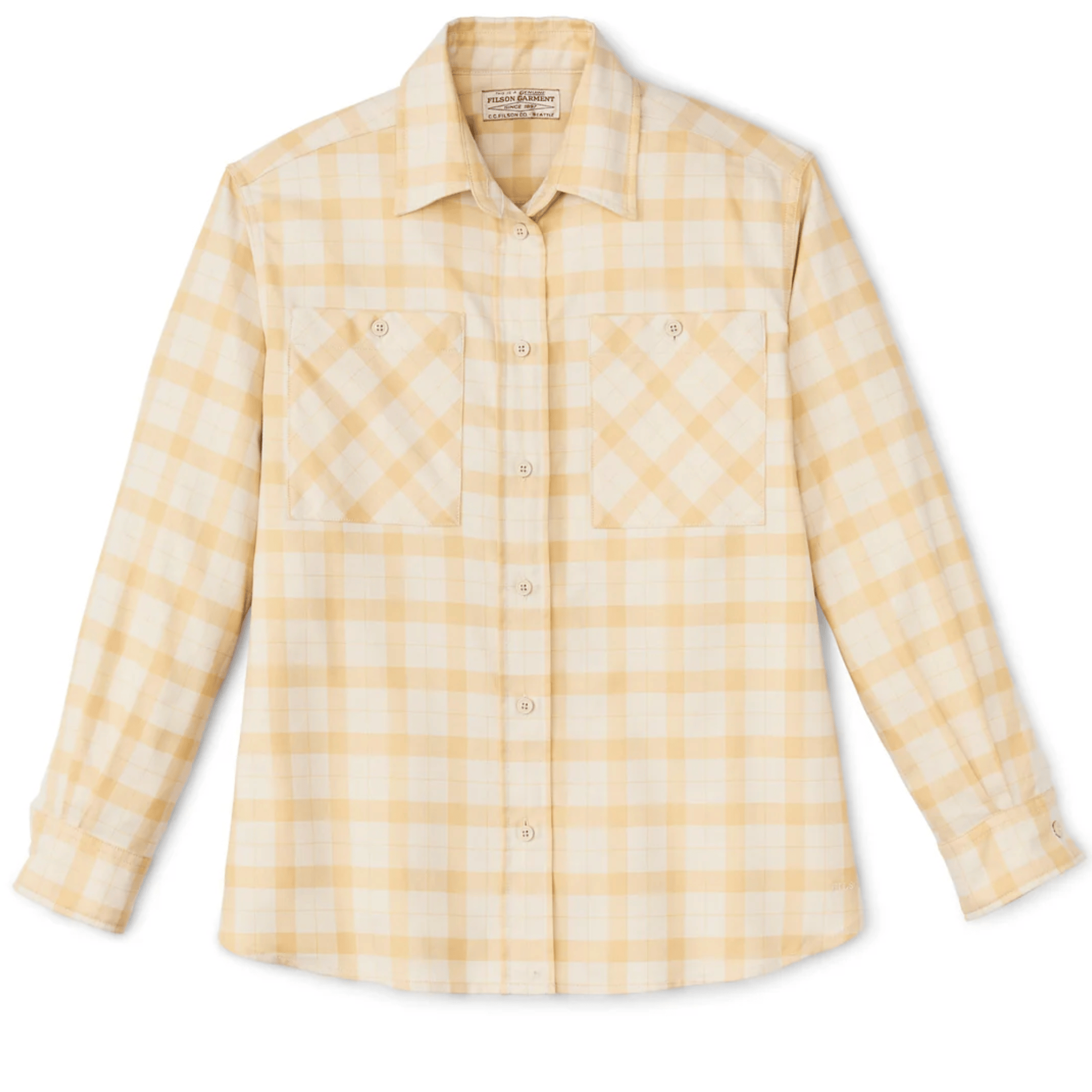 Filson Sport Shirts Women's Light Weight Alaskan Guide Shirt in Ivory