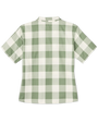 Filson Sport Shirts Women's Short Sleeve Camp Shirt - Hedge Green/ White Plaid