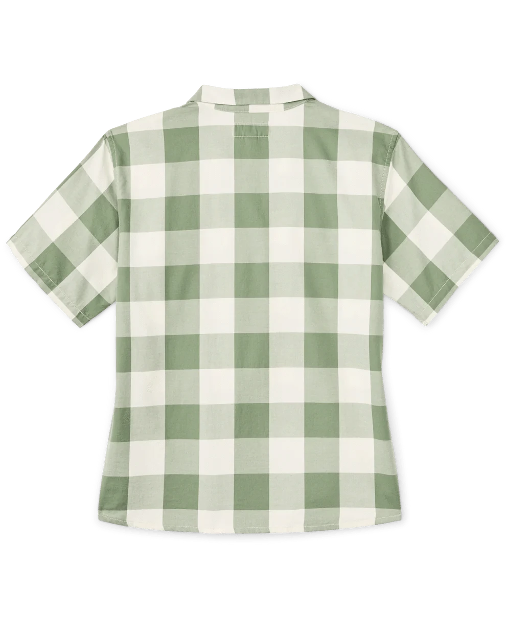 Filson Sport Shirts Women's Short Sleeve Camp Shirt - Hedge Green/ White Plaid