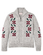 Filson Sweaters GRAY FLOWER / XS Women's Zippered Wool Sweater