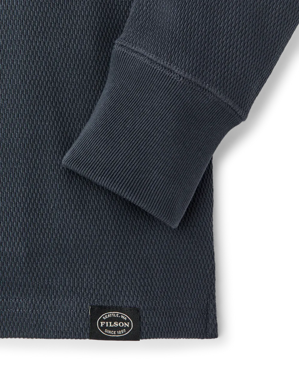 Filson Sweaters Waffle Knit Henley Pullover
