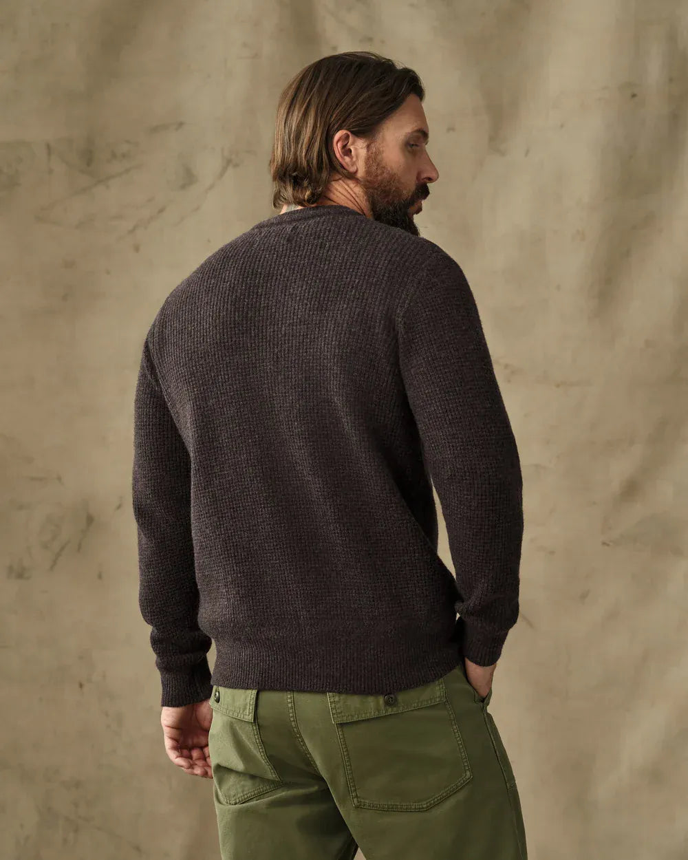 Filson Sweaters Waffle Knit Merino Wool Sweater