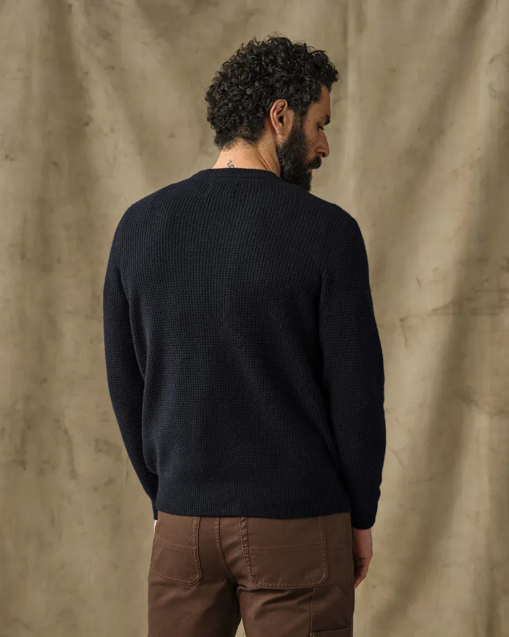 Filson Sweaters Waffle Knit Merino Wool Sweater