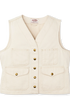 Filson Vest Women's Archive Cruiser Vest in Natural Seed