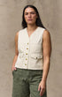 Filson Vest Women's Archive Cruiser Vest in Natural Seed