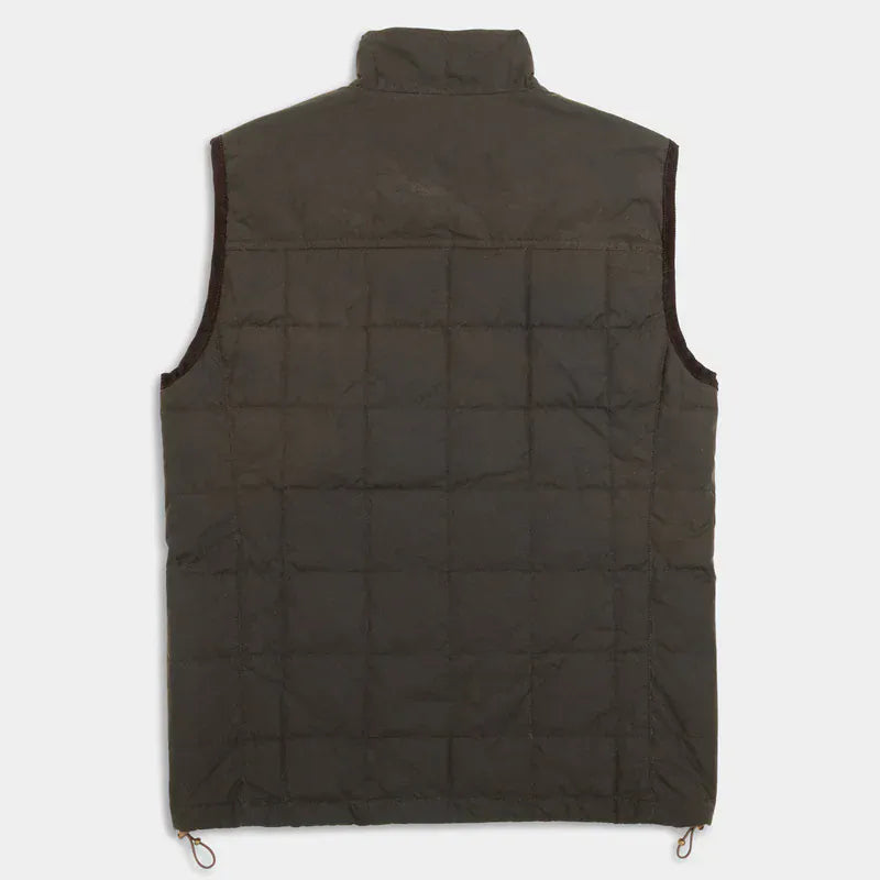 Gen Teal Apparel Vest Merritt Waxed Cotton Vest