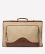 Ghurka Luggage Packet No. 83 - Khaki Twill & Vintage Chestnut Leather