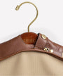 Ghurka Luggage Packet No. 83 - Khaki Twill & Vintage Chestnut Leather