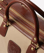 Ghurka Luggage Stash No. 67 - Khaki Twill & Vintage Chestnut Leather
