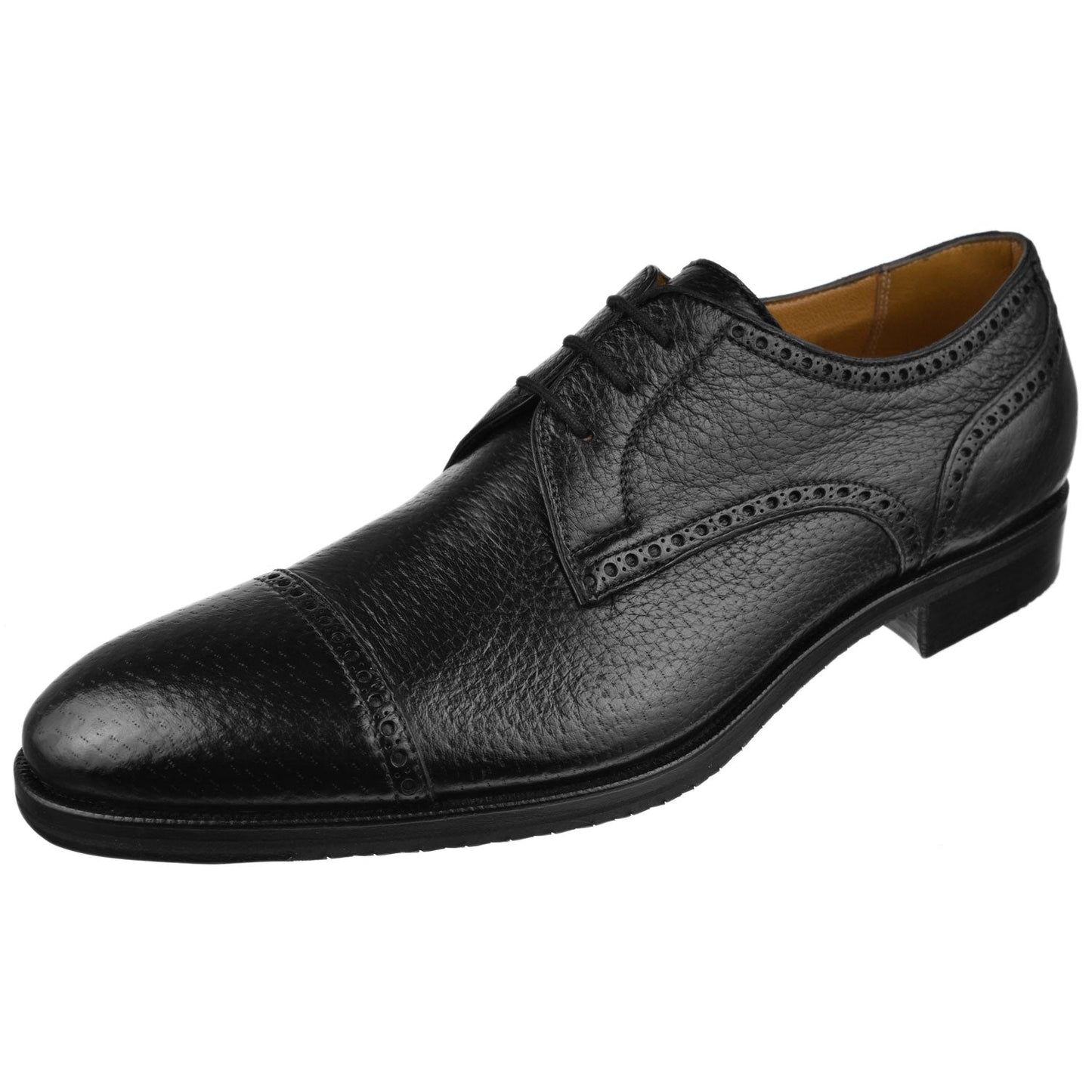 Gravati Shoes Peccary Cap Toe Oxford