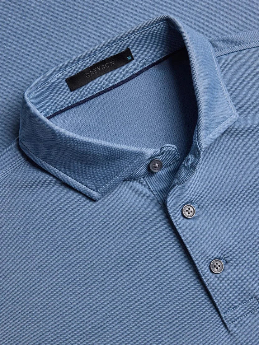 Greyson Clothiers Polos Omaha Polo - Bonneville Blue