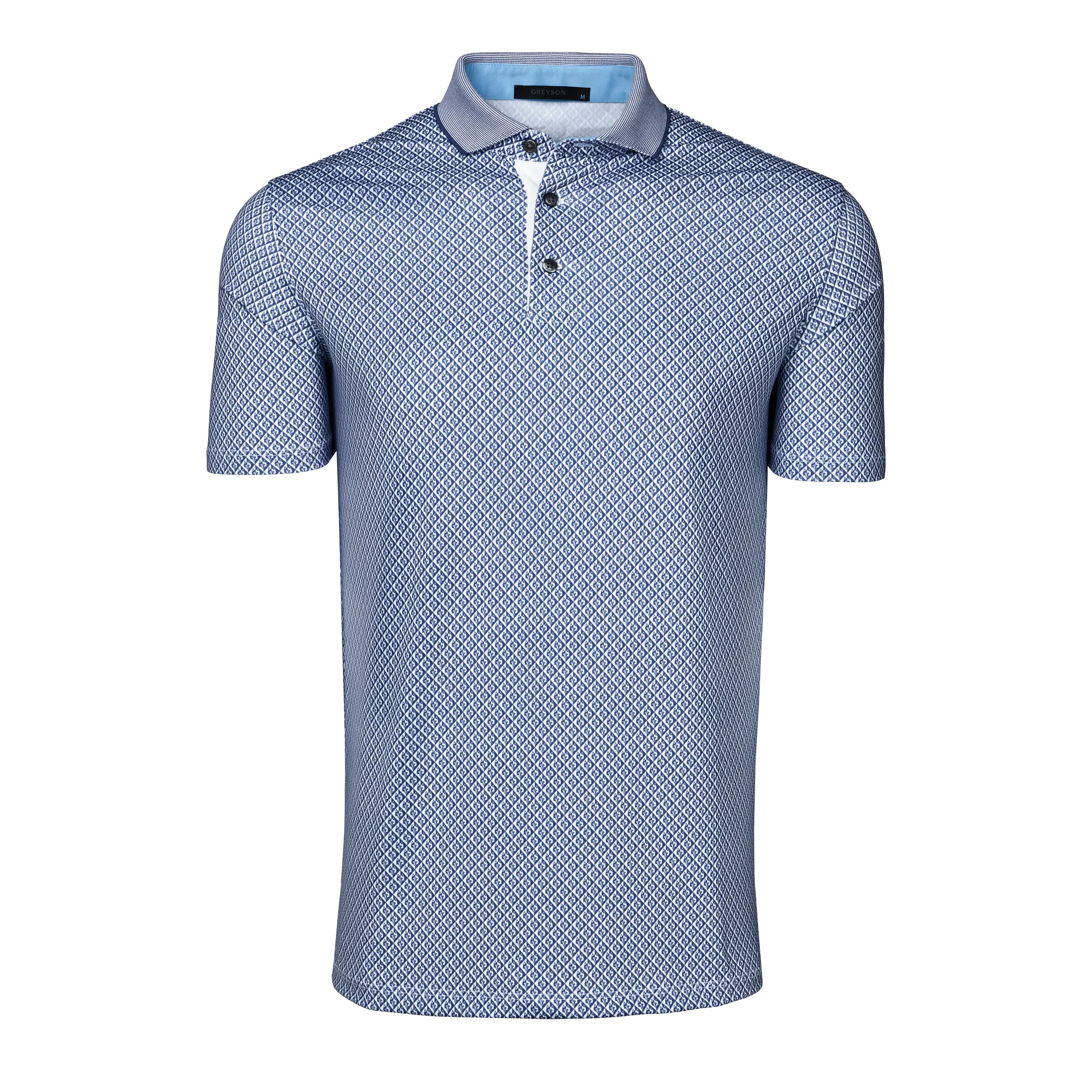 Greyson Clothiers Polos Shadow Wolf Polo in Arctic