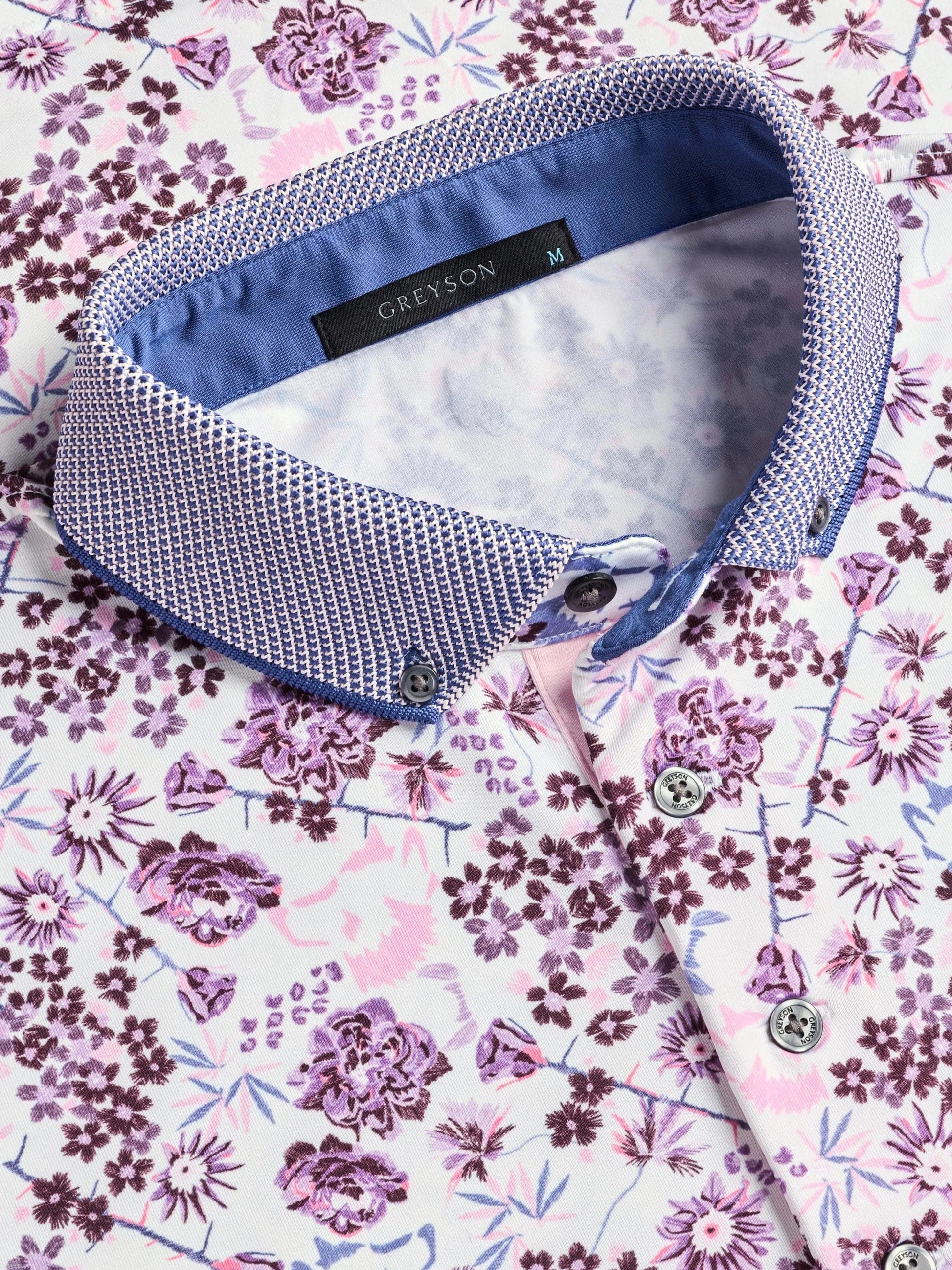 Greyson Clothiers Polos Silver Fang Short Sleeve Polo