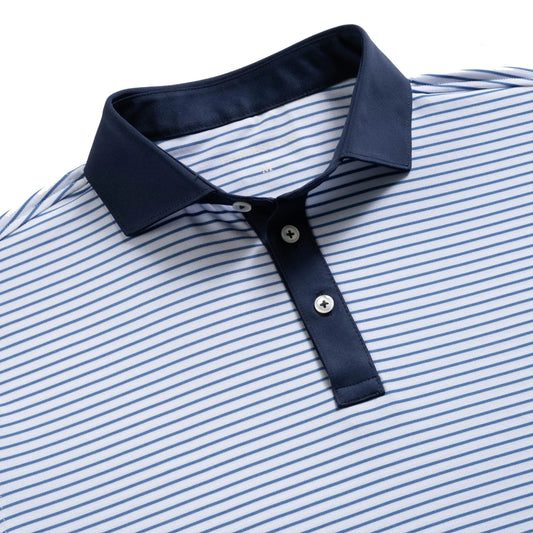 Harlestons Polos The Preston Polo (Deep Water)