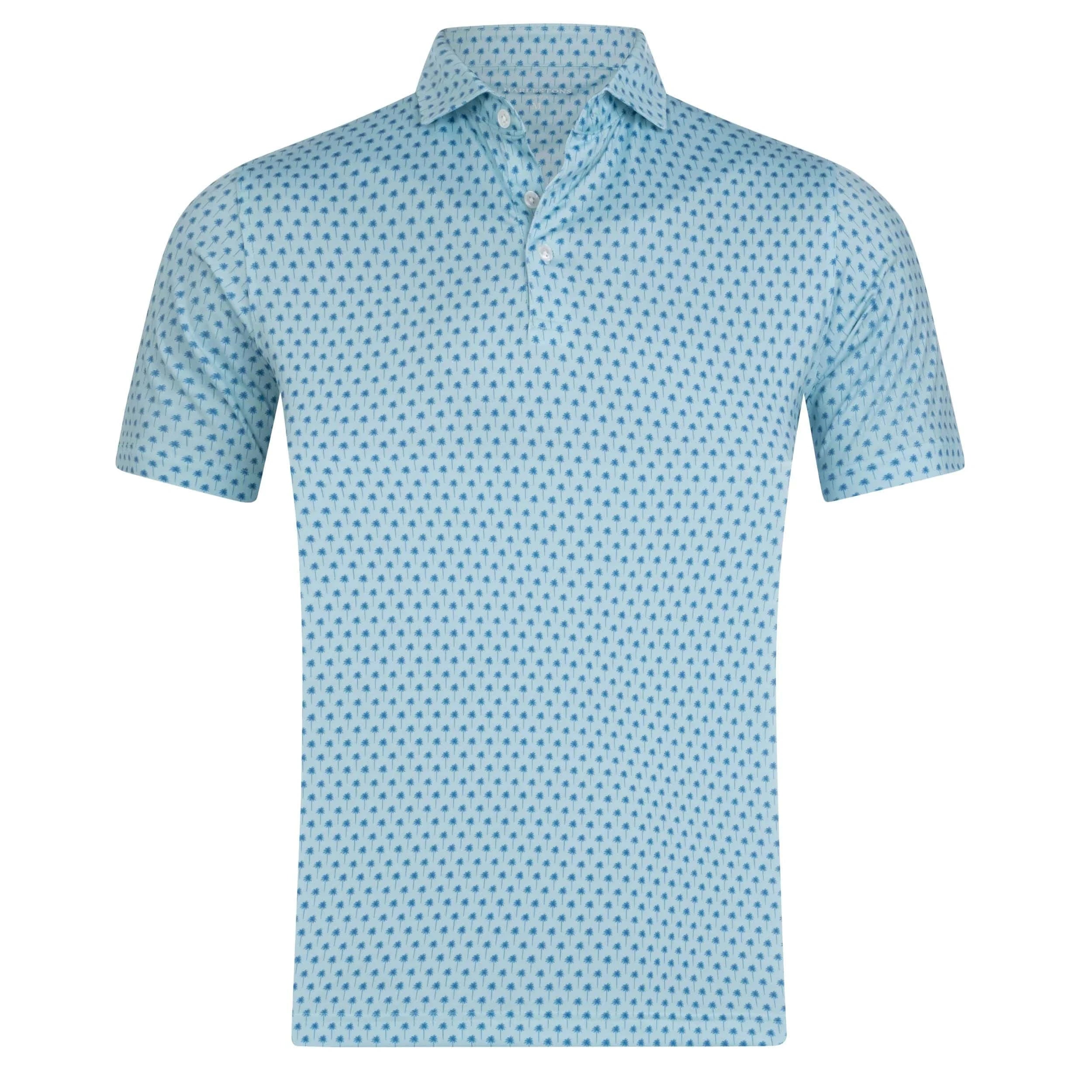 Harlestons Polos XL The Little Palm - Mills Pink
