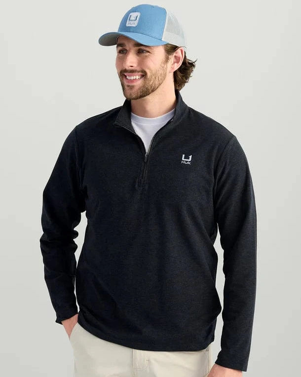 Huk 1/4 Zip 003 / S Leeward Lightweight Fleece 1/4 Zip