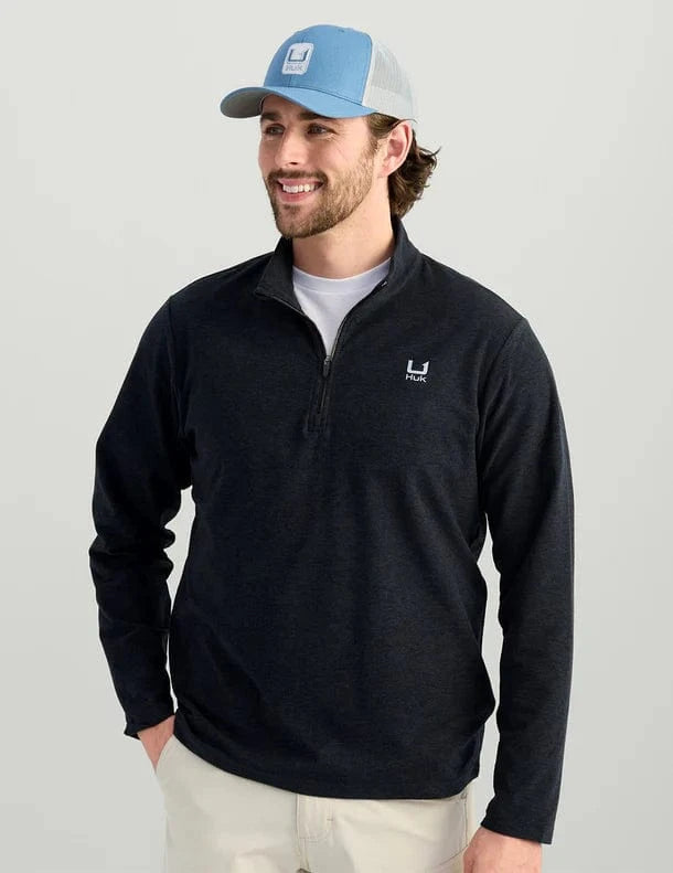 Huk 1/4 Zip 003 / S Leeward Lightweight Fleece 1/4 Zip