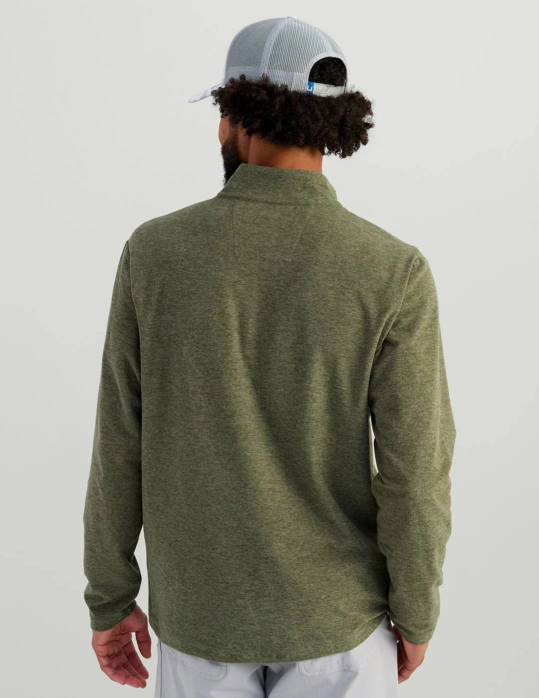 Huk 1/4 Zip Leeward Lightweight Fleece 1/4 Zip