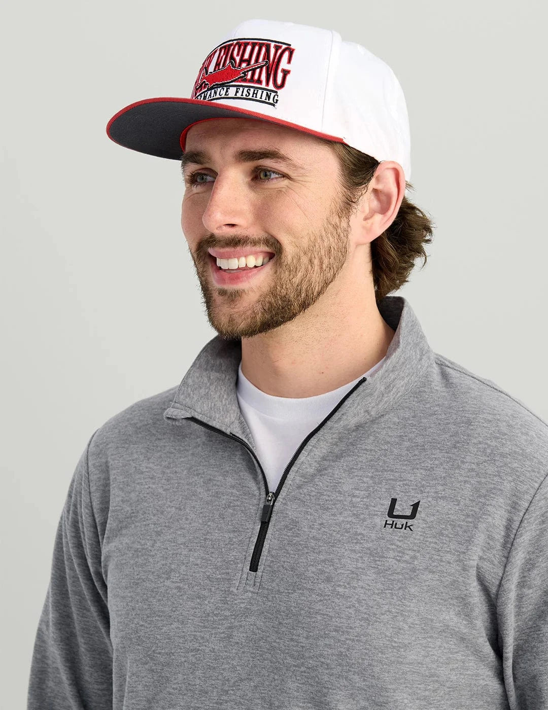 Huk 1/4 Zip Leeward Lightweight Fleece 1/4 Zip