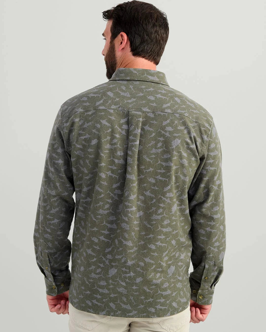 HUK Flannels & Overshirts Chesapeake KC Printed Flannel